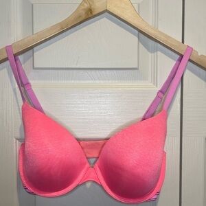 Victoria’s Secret Uplift Semi Demi Pink Bra